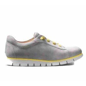 Samuel Hubbard Women's Portugal Runner" Walking Shoe Lunar Gray Suede Size 9
